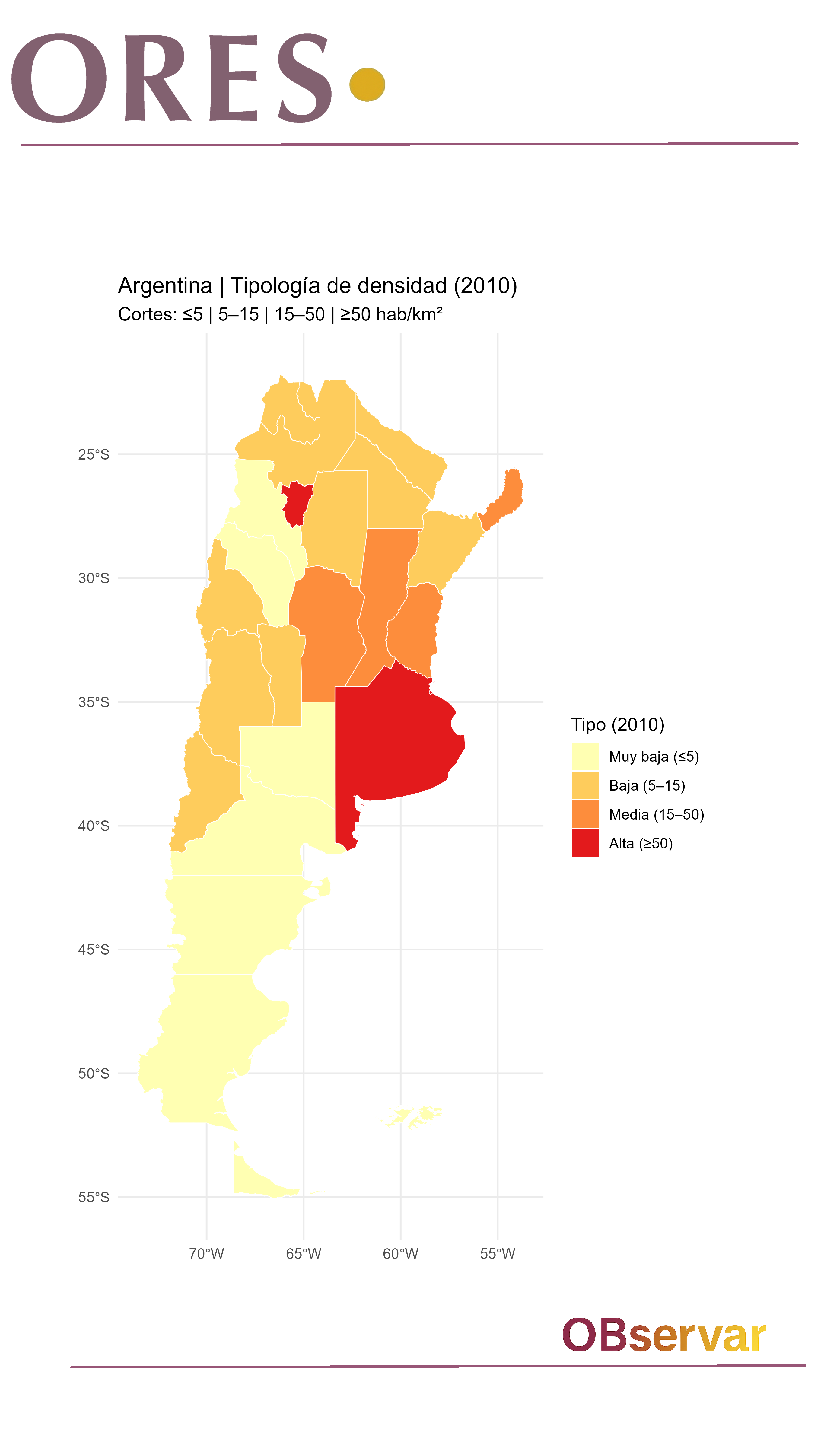Mapa de densidad 2022